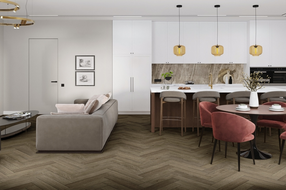 Кварц-винил LVT Damy Floor London LVT 2.5 мм ОКСФОРД 3.2 м2