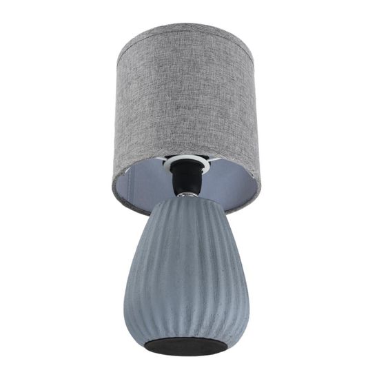 8161/1T COUNTY LN25 000 серый, керамика/текстиль Настольная лампа E14 1*40W 220V ASELA