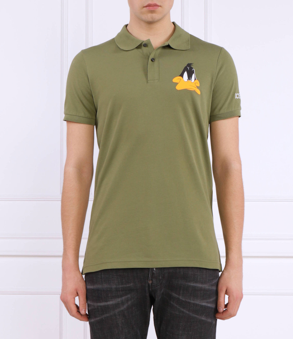 Поло ICEBERG X LOONEY TUNES Iceberg - зеленый(232 I1P F033 631A)