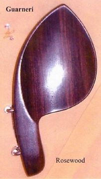 BC01Ru-4/4 Подбородник для альта, модель Guarneri. Форма крепления - U. Материал - палисандр WBO