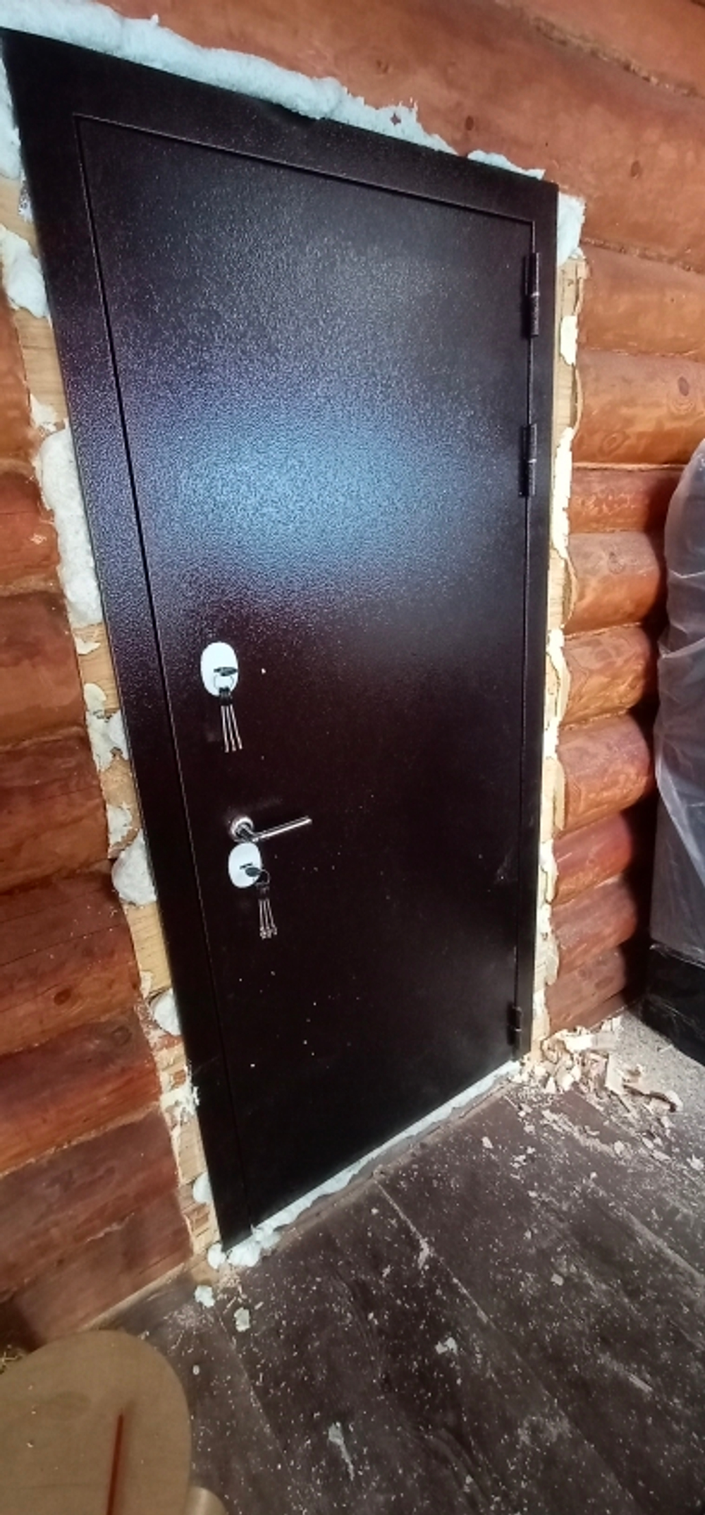 Дверь с терморазрывом Входная Лабиринт Термо Магнит С зеркалом Панорама Белый софт