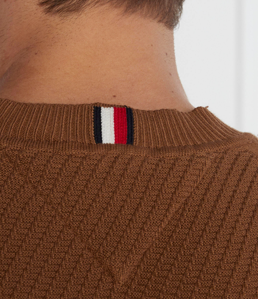 Свитер Tommy Hilfiger - коричневый(MW0MW33131)