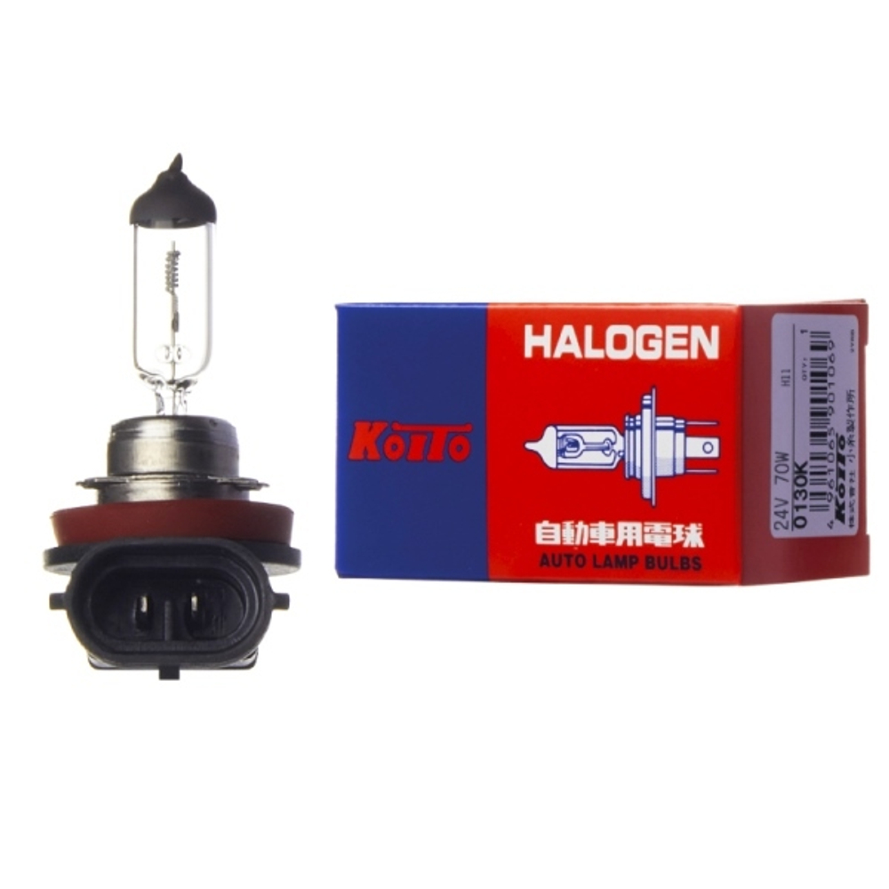 Лампа головного света Koito H11 24V 70W (уп. 1 шт.) 0130K