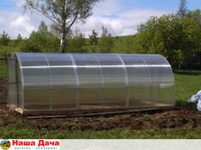 Теплица Усиленная &quot;Стандарт Делюкс&quot; 3х6 метров (каркас + поликарбонат 4 мм ) магазин Наша Дача