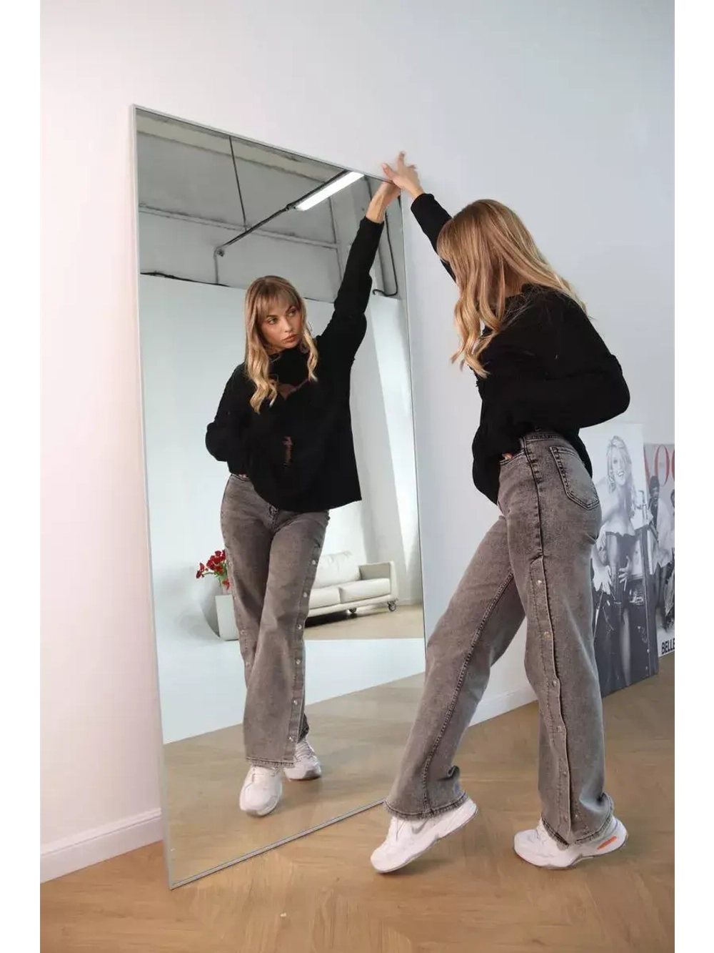 Свитер рваный сетка паутинка