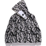 A Bathing Ape Trial Camo Two Face Half Zip Pullover Худи