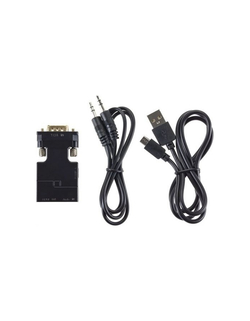 VCOM CA337A Переходник VGA(M)+audio+microUSB --&gt; HDMI(F)1080*60Hz, VCOM &lt;CA337A&gt;[4895182225152]