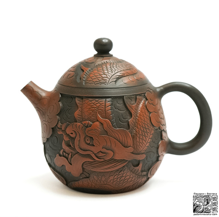 Цзяньшуйский чайник ручной работы, авторская коллекция «Подарков Востока», 145 мл