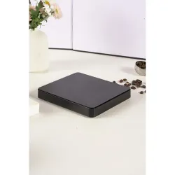 Весы кофейные портативные черные 0,1-3000гр 13*15 см h2 см USB зарядка P.L. Barbossa