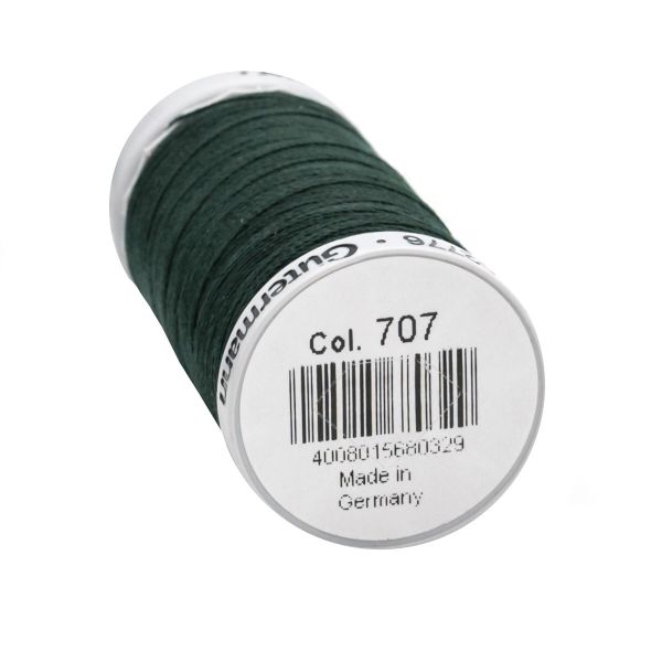 Нитки суперкрепкие Gutermann Extra Strong M782 №40 (100 метров), 5 кат. | 707 т.зеленый