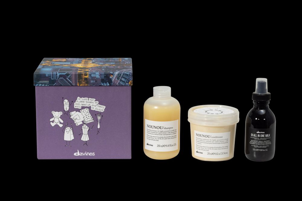 DAVINES НАБОР NOUNOU/ДЛЯ ПИТАНИЯ ПОВРЕЖДЕННЫХ ВОЛОС