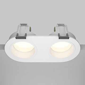 Встраиваемый точечный светильник 2*GU10 DL126-02-GU10-W белый Share Maytoni