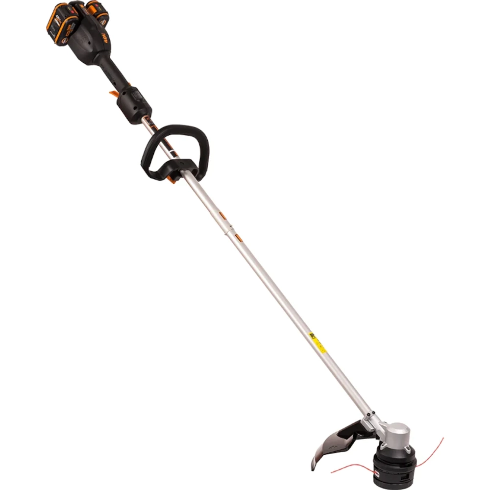 Триммер аккумуляторный WORX WG185E 40В (2 x 2 Ач, ЗУ) захват 380 мм, 2.87 кг
