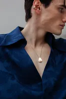 Синяя жаккардовая рубашка 