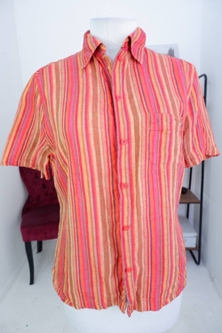 Рубашка Jake*s льняная яркая 46 размер