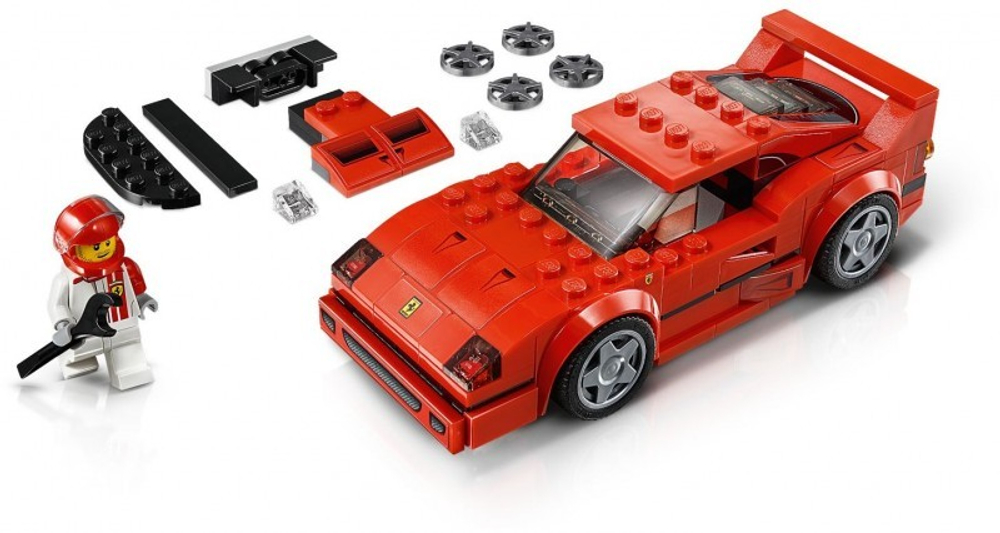 LEGO Speed Champions: Автомобиль Ferrari F40 Competizione 75890 — Ferrari F40 Competizione — Лего Спид чампионс Чемпионы скорости