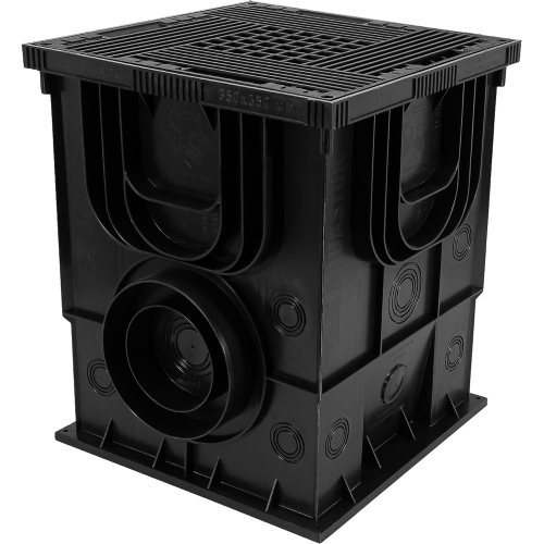 Дождеприемник полипропилен Master (1 перегородка+корзина д/мусора+решетка) 350*350*420 B125 (4350)