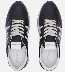 Premiata Beth 5351 кожаные черные с белым