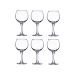 Набор бокалов для вина стеклянных "french brasserie"