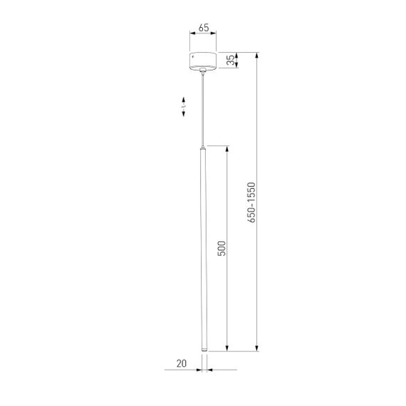 Подвесной светодиодный светильник Elektrostandard Flinn 50263 LED 4W 3000К латунь a072221