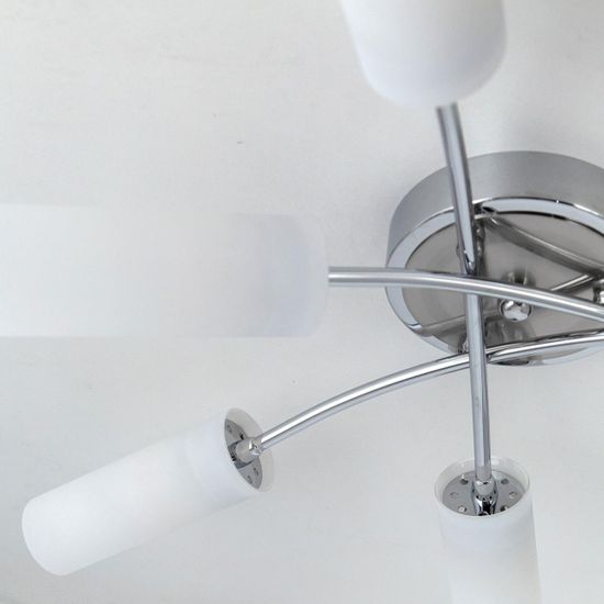 CL122161 Новелла Хром+Хром Мат. Св-к Люстра