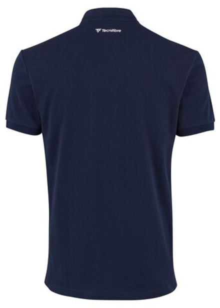 Мужское теннисное поло Tecnifibre Polo Pique - небесный