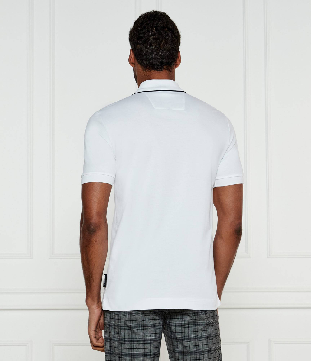 Поло Porsche x BOSS H-Paras 71_PS BOSS BLACK - белый(50531463)