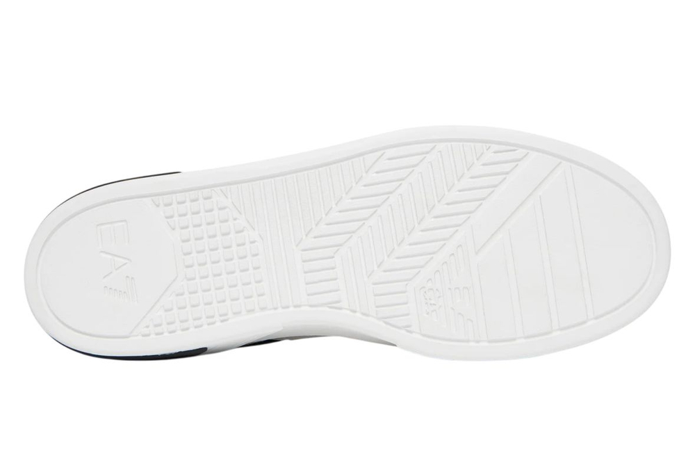 Мужские кроссовки EA7 Unisex Woven Sneaker - white/black