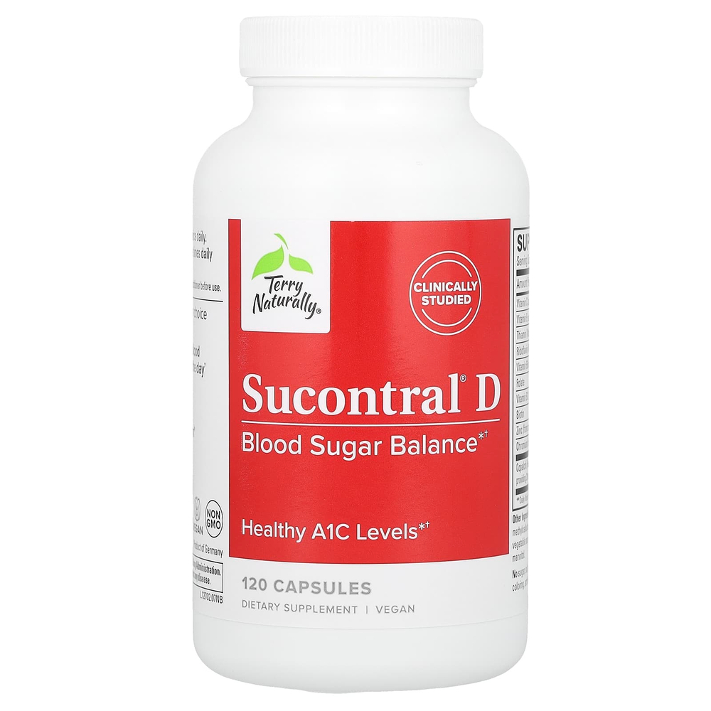 Terry Naturally, Sucontral D, 120 капсул
