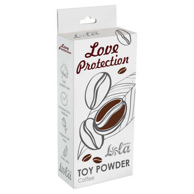 Пудра для игрушек Love Protection Coffee, 30 г (Цвет: белый)