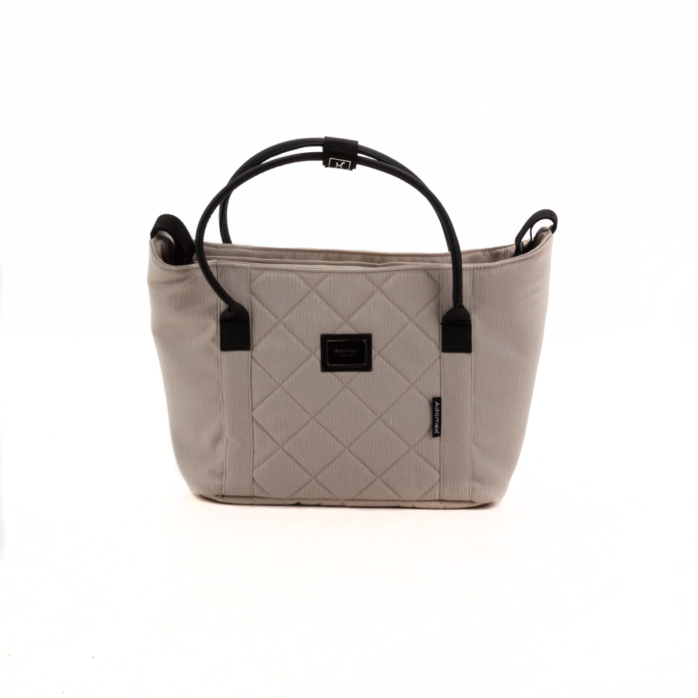 Детская универсальная коляска Adamex Delta Natura - DN-3 Vanilla (Ваниль, ткань)