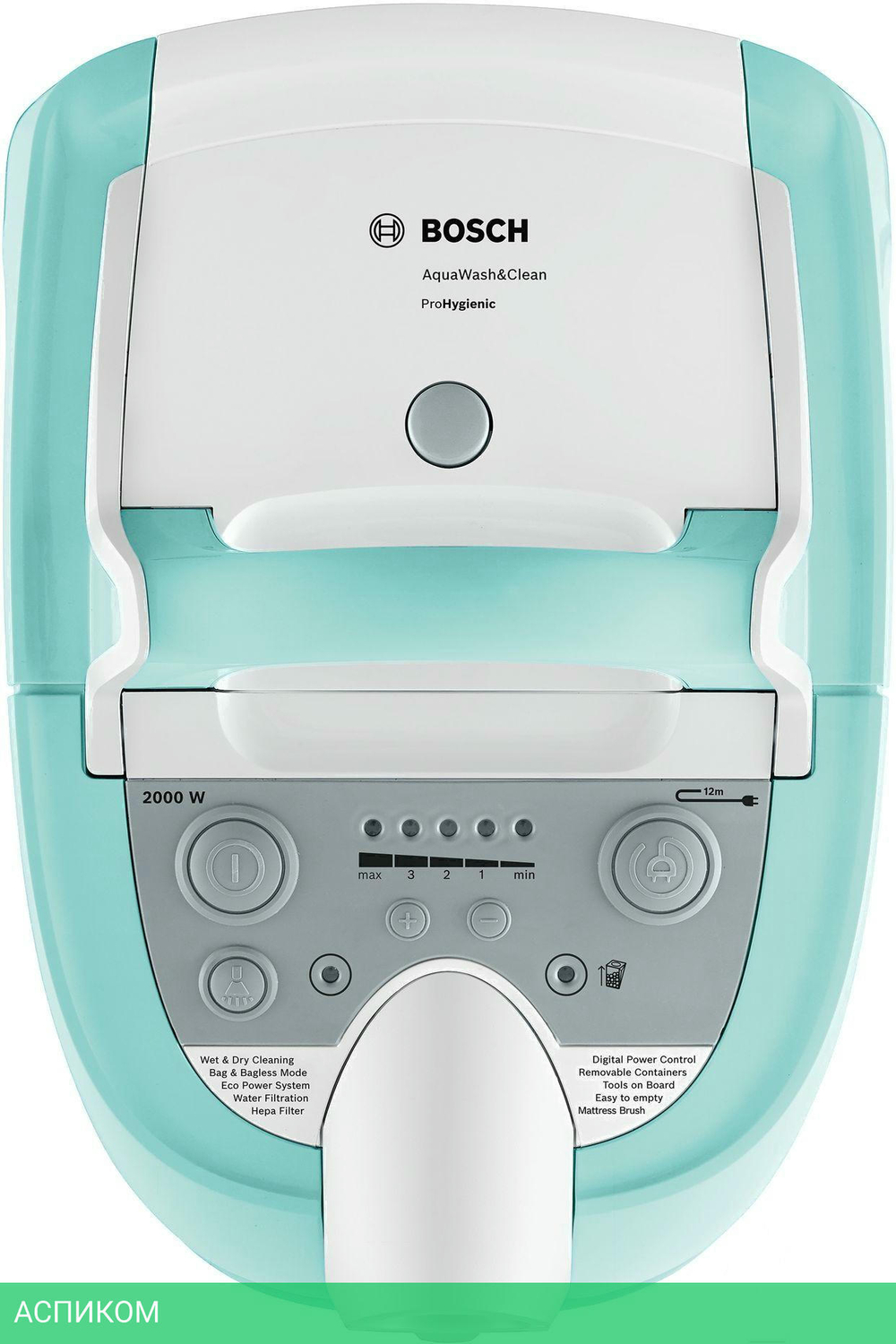 Пылесос Bosch BWD420HYG бирюзовый