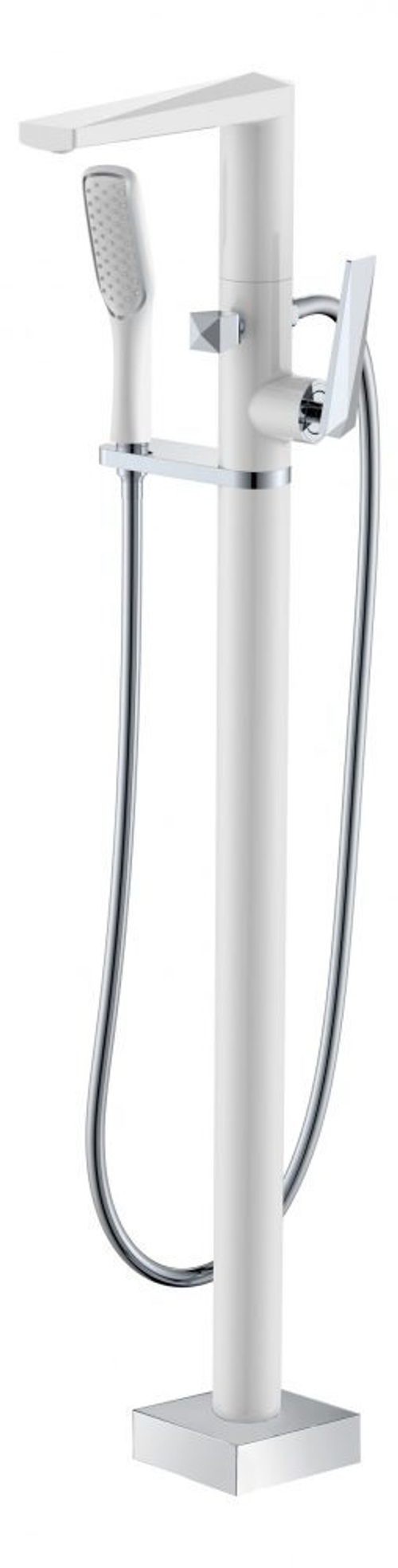 Boheme Смеситель напольный VENTURO белый-хром