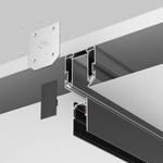 Профиль для монтажа в натяжной ПВХ потолок, 2м Maytoni Exility 23мм TRA034MP-212S(N)