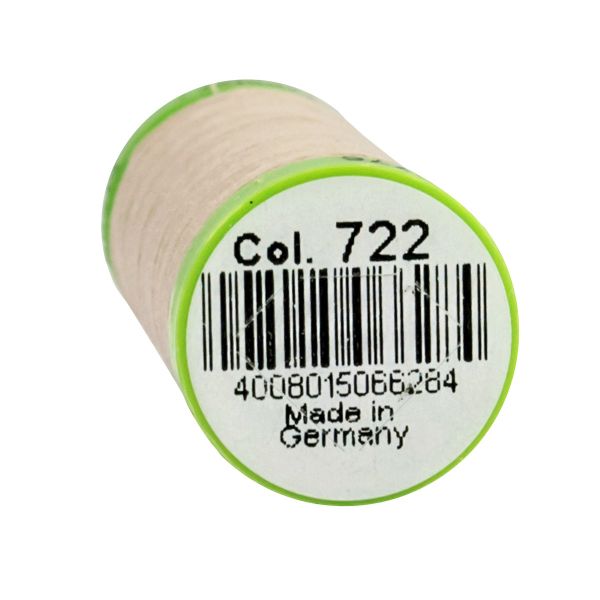 Нитки для тонких тканей Gutermann Extra Fine 150 (200 метров), 5 кат. | 722 св.бежевый