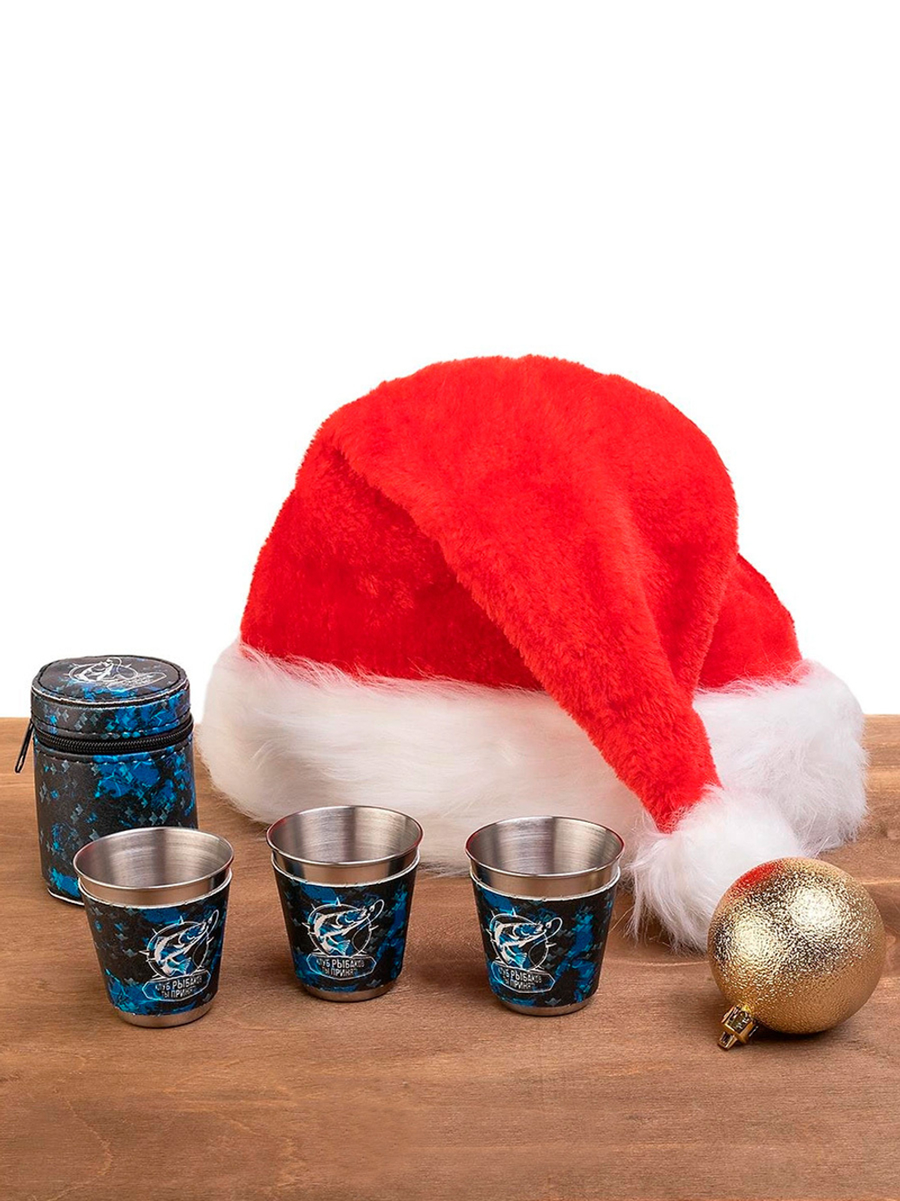 Набор стопок Helios 60мл Рыбалка дело клевое 3шт (HS-LPT-4-60)