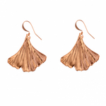 Серьги листья Ester Bijoux Гинкго LF14C-G BR
