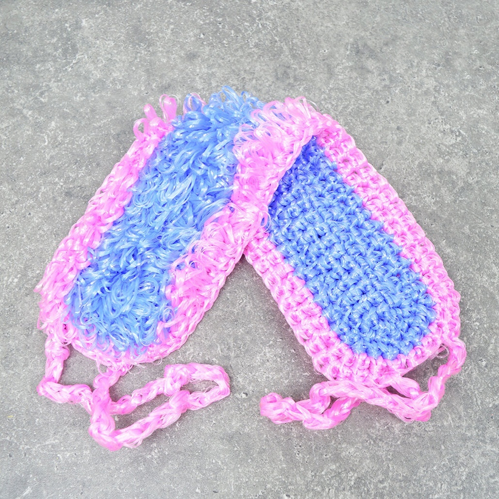 Мочалка банная одинарной вязки Петелка