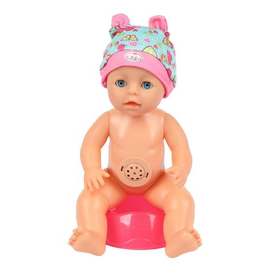 Пупс озвуч 30 см, пьет, писает, закр. глазки, 4 акс КАРАПУЗ