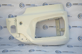 Бампер левое часть X5000 белого цвета (рестайлинг)