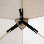 Палатка зимняя куб СЛЕДОПЫТ &quot;Premium&quot; 2,4х2,4 м, S по полу 5,7  кв.м, 3 слоя, цв. оливковый/белый