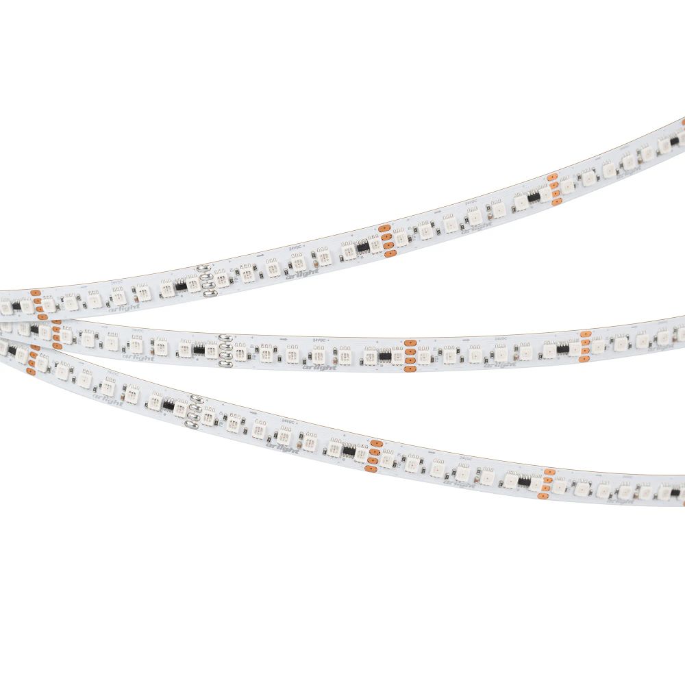 Светодиодная лента SPI-F140-10mm 24V RGB-PX7-BPT (22 W/m, IP20, 3535, 5m) (Arlight, бегущий огонь) 043132