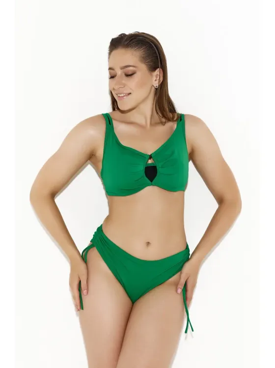 Плавки Zebra слипы на завязках (зеленый)