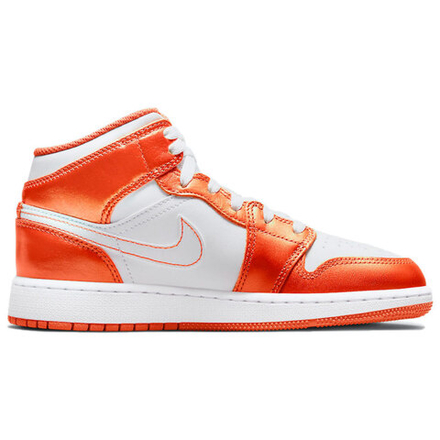 Кроссовки Air Jordan 1 Mid SE GS Electro Orange