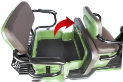Электротрицикл Rutrike Топик пассажирский с корзиной