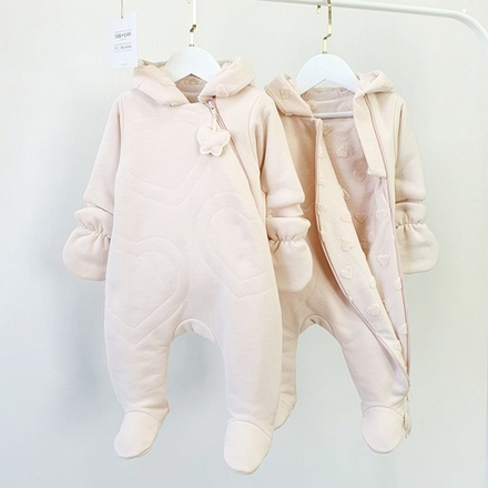 Комбинезон с утеплителем SoftTouch, Нюдовый