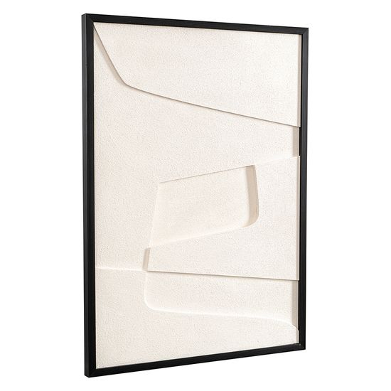 Панно декоративное с эффектом 3d minimalism, с черной рамой, 50х70 см