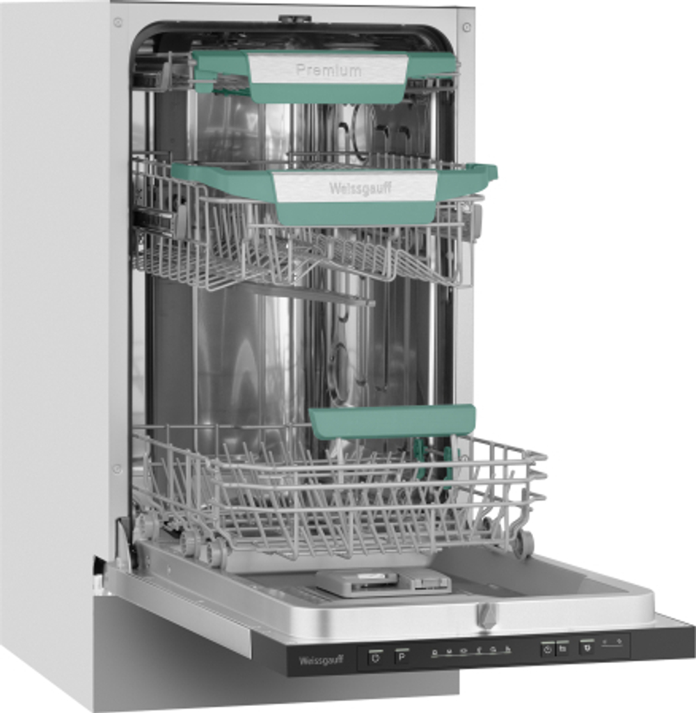 Встраиваемая посудомоечная машина Weissgauff BDW 4536 D Inverter AutoOpen Infolight (433987)