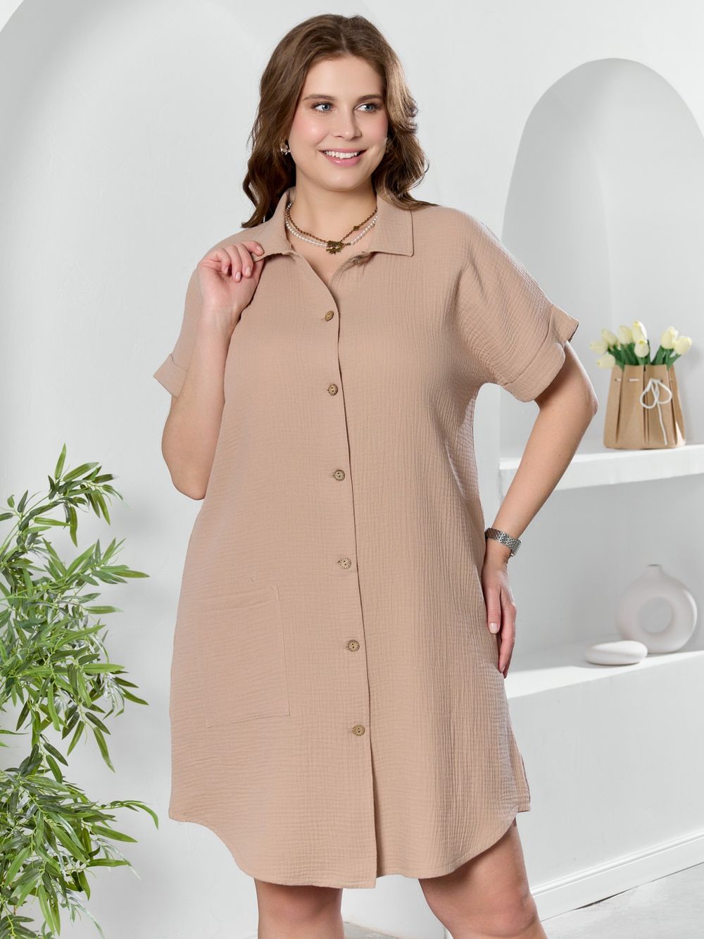 Платье Вуаль-5 Виотекс БЕЖЕВЫЙ