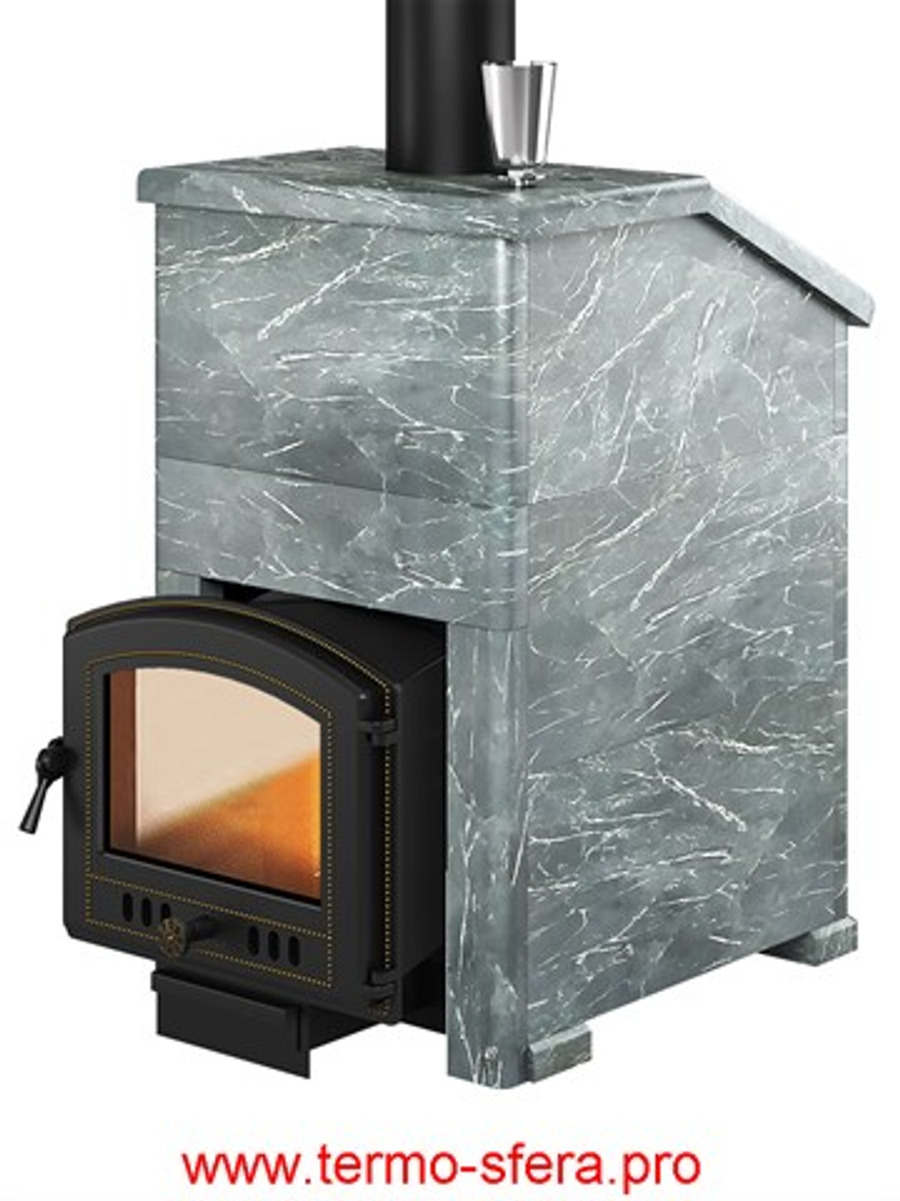 Печь для бани Президент "Легенда Ретро 224" Талькохлорит, S-40